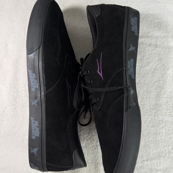 Lakai x Black Sabbath Riley III Black Suede Skate Shoes Mens Size 14 NEW - Picture 8 of 14